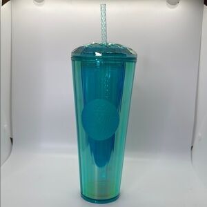 Starbucks Iridescent Blue-Green Tumbler | Starbucks Tumbler